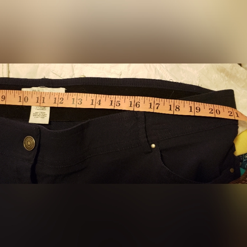 89th & Madison Navy Women's Skinny Pants - Picture 9 of 13